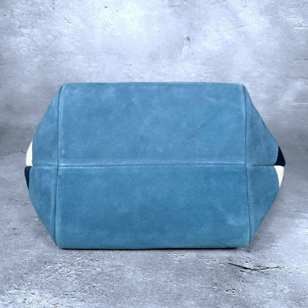 Ron Herman - Ron Herman USA 星条旗 スタッズ トート バッグ スエード