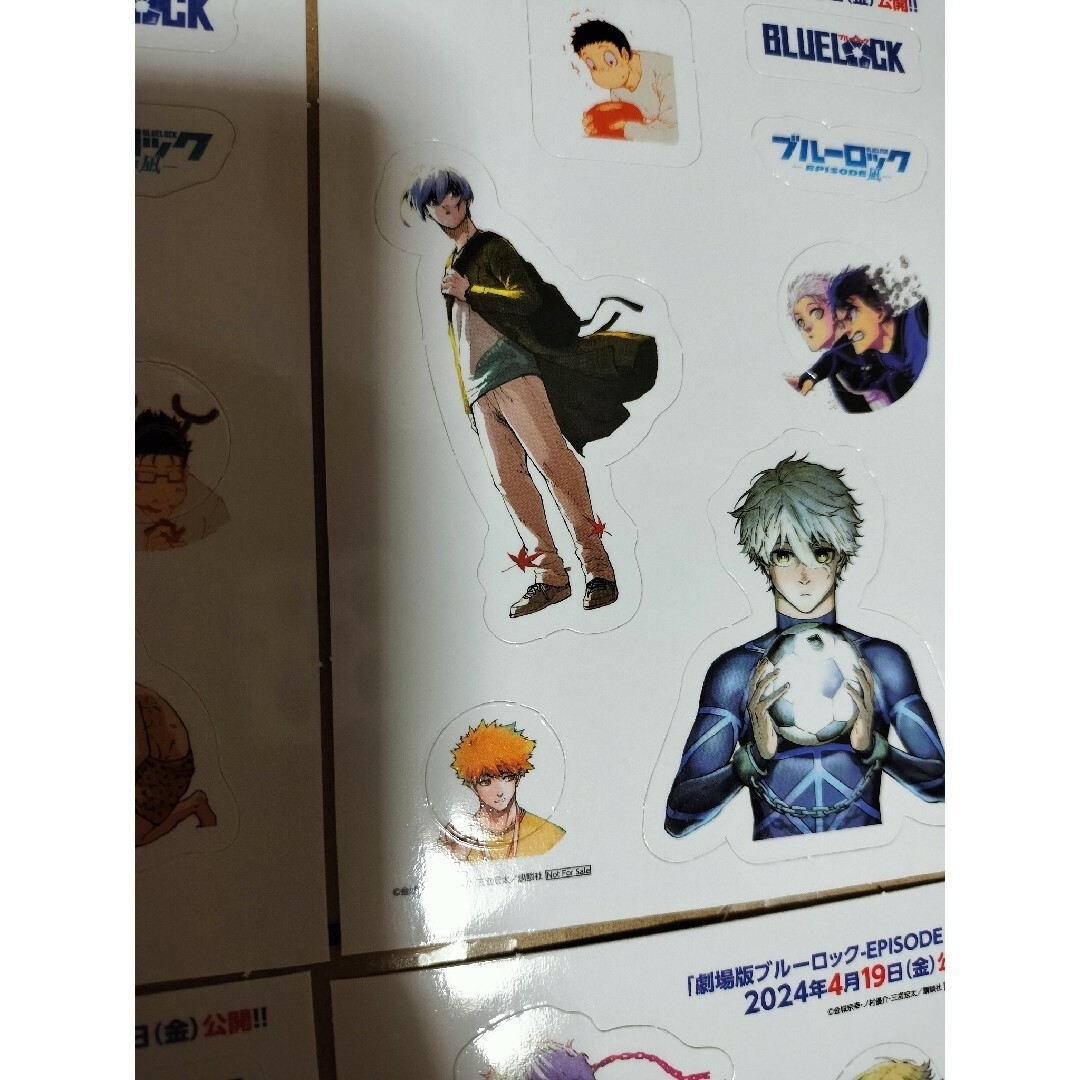 全種類6枚 非売品 ブルーロック 凪 玲王 フレークシール ステッカー 凪