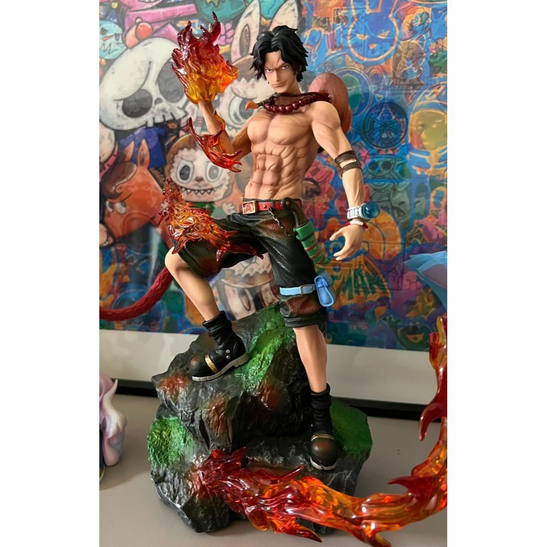 ワンピース エース フィギュア ガレージキット 塗装済み完成品の通販