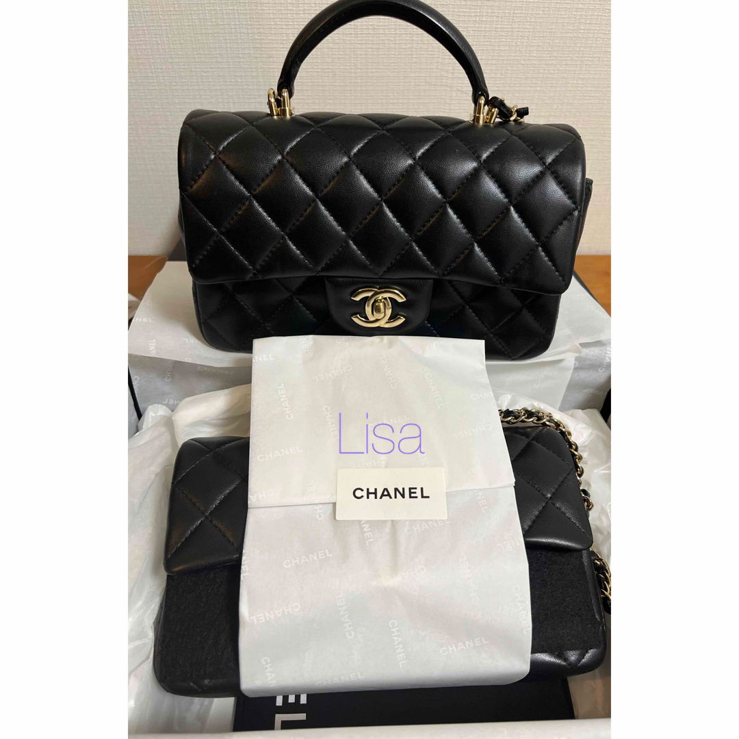 CHANEL - 新作新品 シャネル トップハンドル ミニ フラップ バッグ