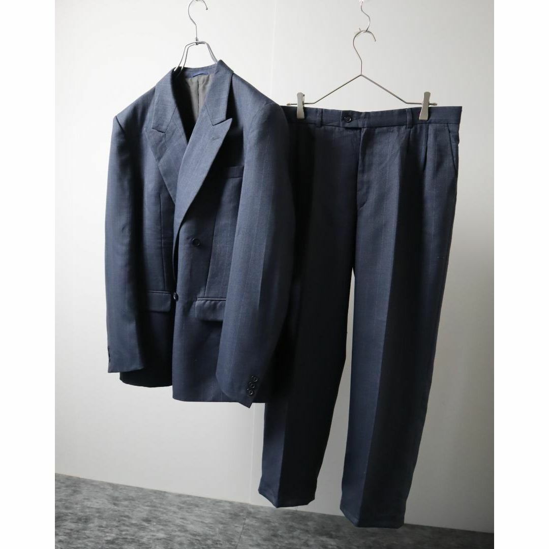 VINTAGE - 2ピースセットアップ ダブルスーツ ピンストライプ 2タック