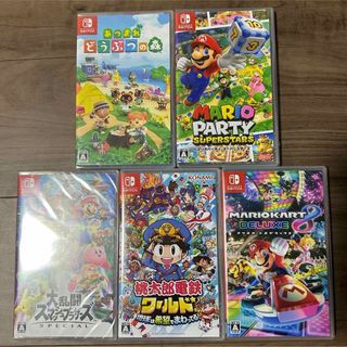 Nintendo Switch ソフト5本 新品未開封の通販 by ただっち's shop｜ラクマ