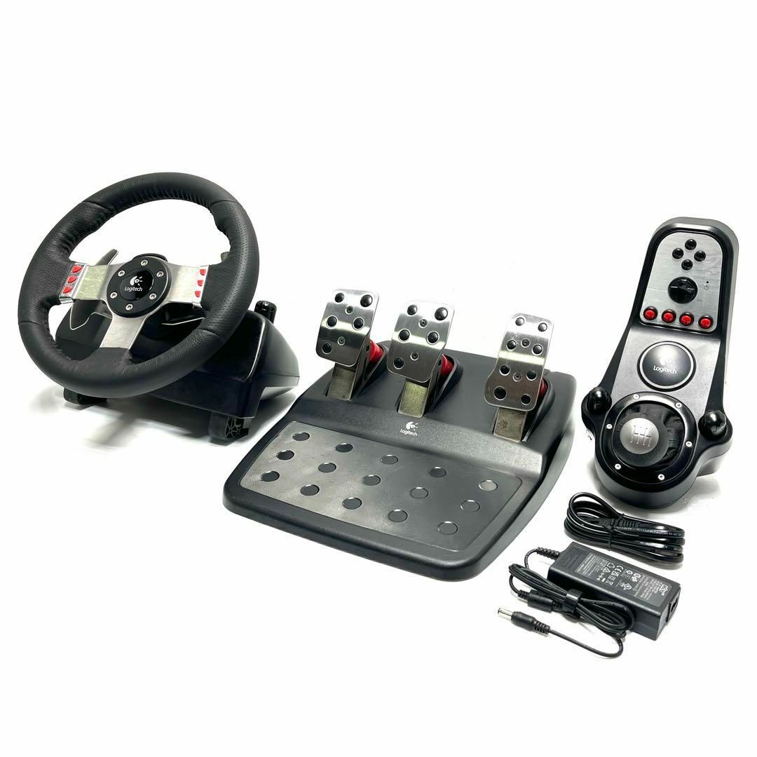 動作美品】ロジテック G27 RACING WHEEL ハンコン コンバーターの通販