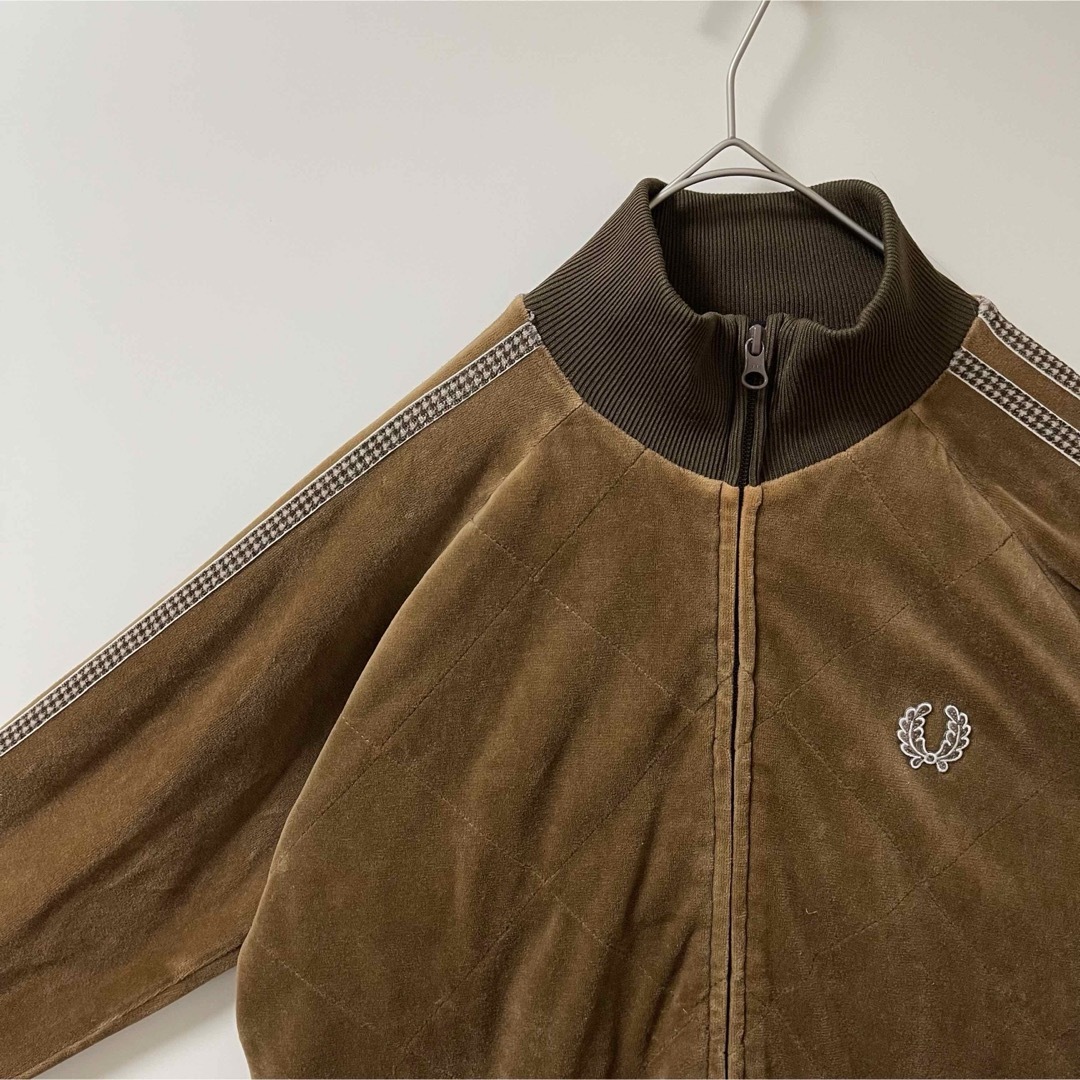 FRED PERRY - 美品ベロア】フレッドペリー刺繍トラックジャケット古着