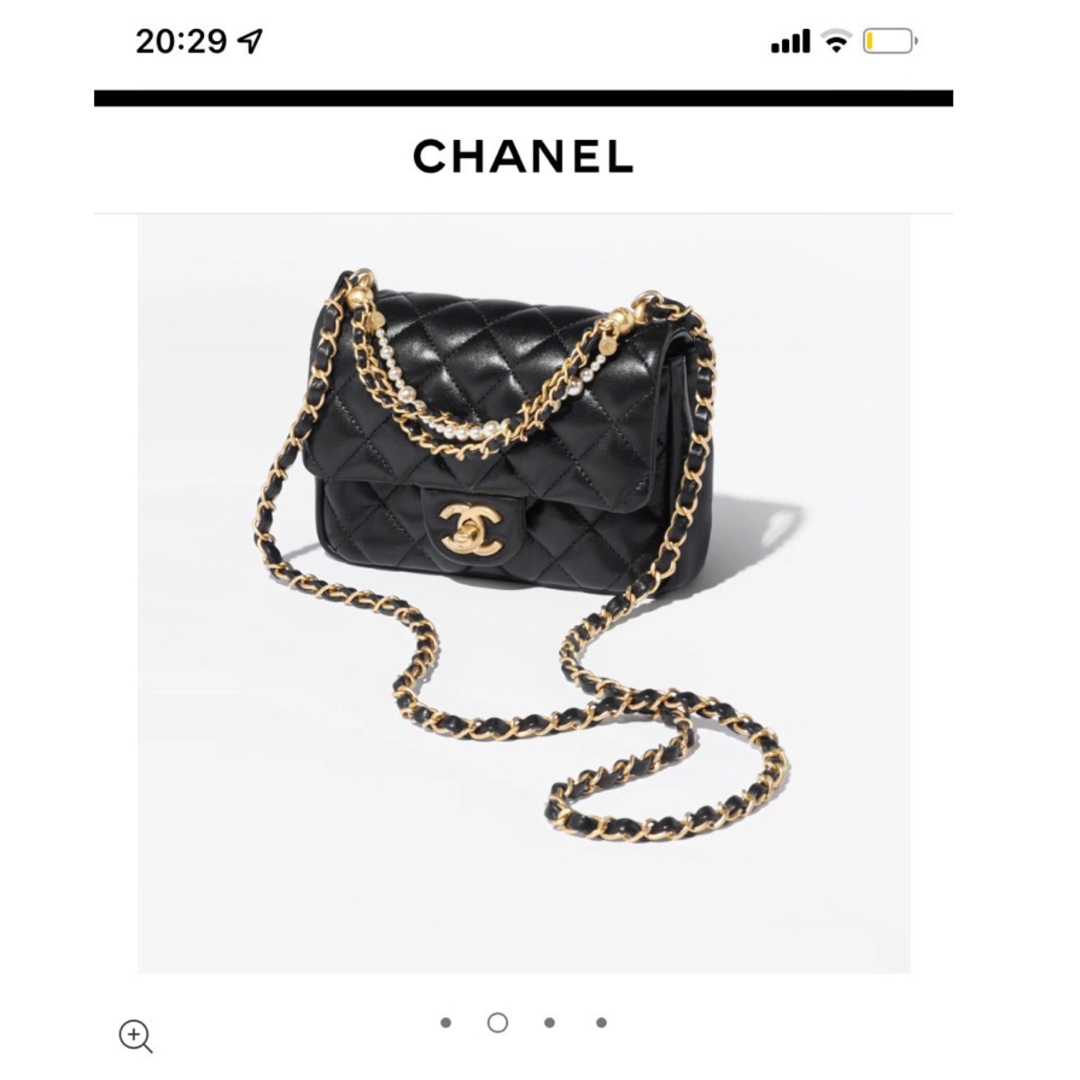 CHANEL - シャネルchanel ミニフラップ ショルダーバック パール