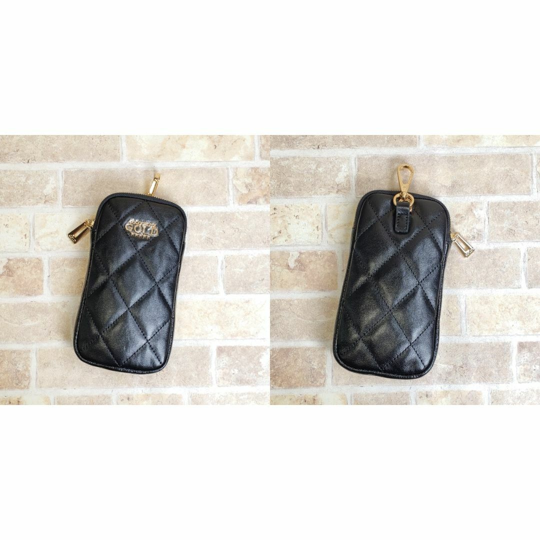 未使用 ココセリュックス ゴールド ☆ キルティング 2WAY ショルダー