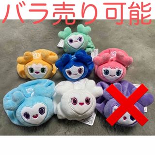 TWICE - GIGO限定 TWICE LOVELYS ぴょこきゅんシュシュ 6点セットの