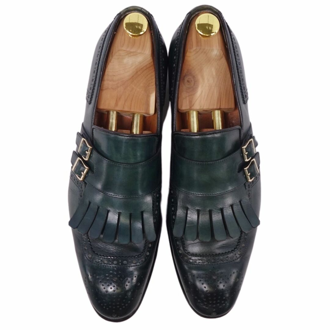 Santoni - サントーニ Santoni レザーシューズ ダブルモンクストラップ