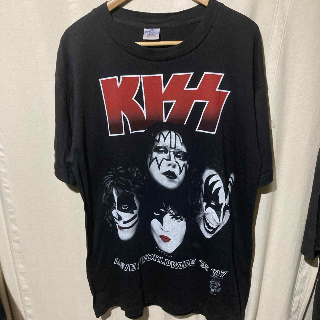 VINTAGE - 90s USA製 KISS Tシャツ BLACKPINK ROSE ロゼ 着用の通販 by