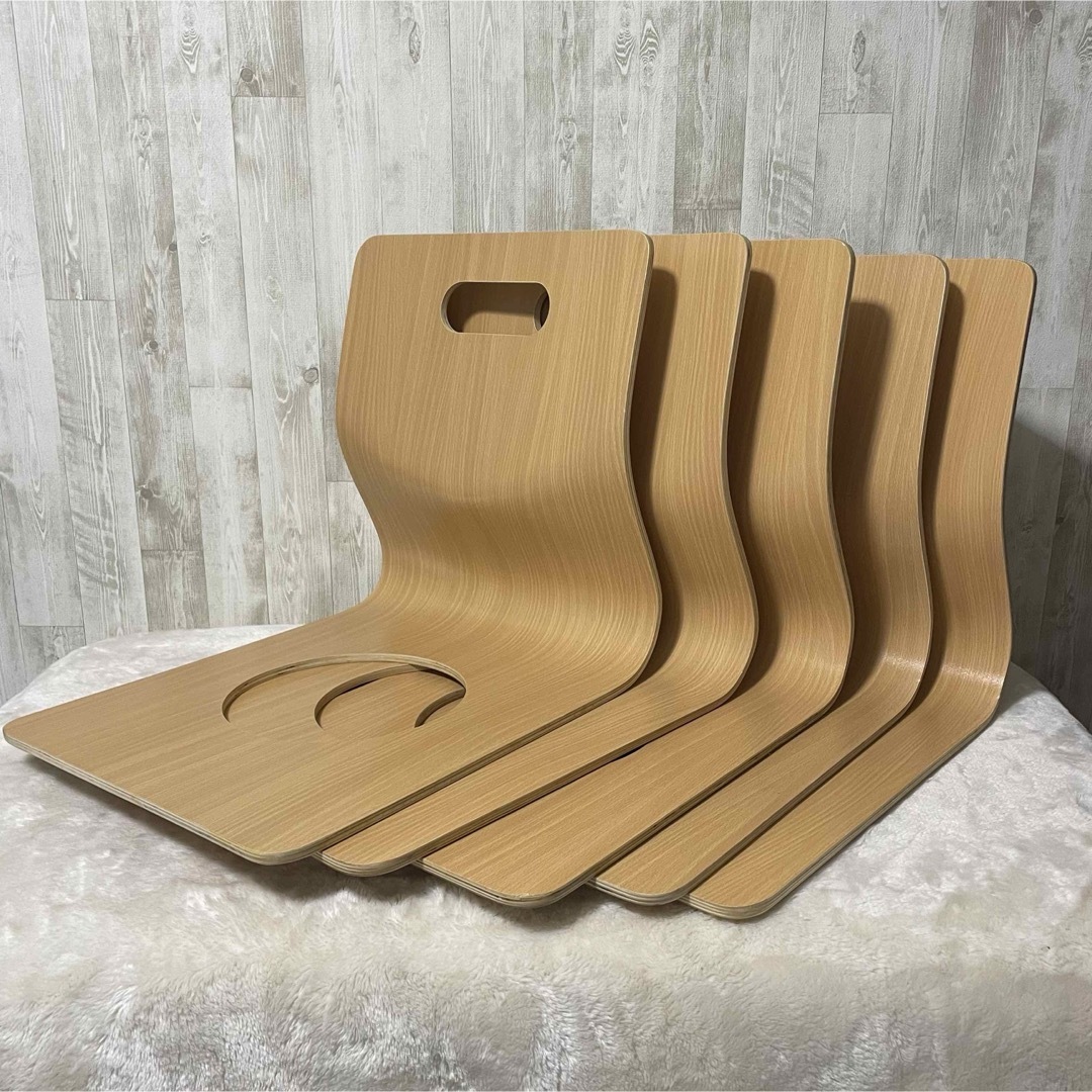 ニトリ - ニトリ 木製座椅子 和座椅子 5脚セットの通販 by M.K｜ニトリ