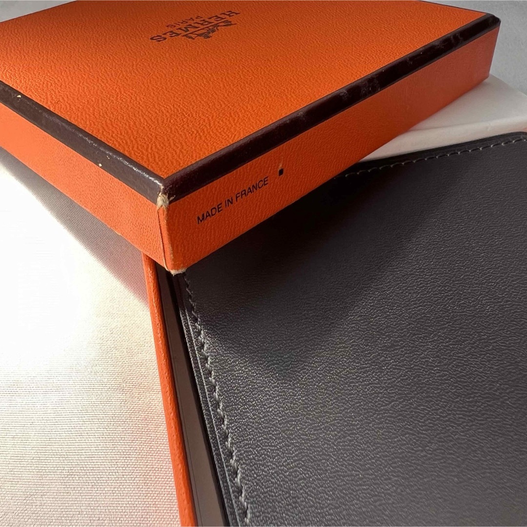 HERMES - エルメス コンパクトミラー 折り畳み レザー の通販 by