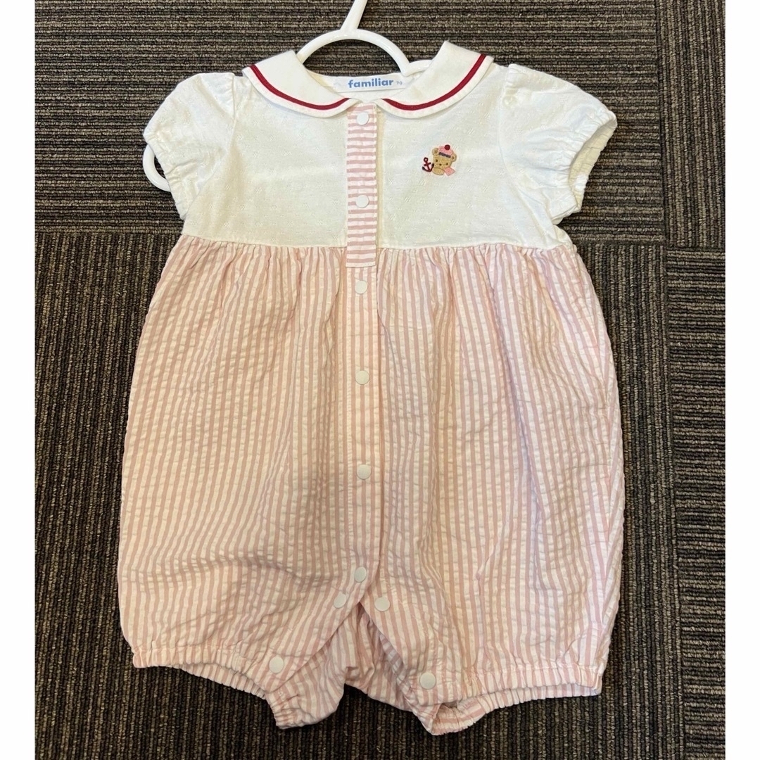 ファミリア ロンパース サイズ70 2点