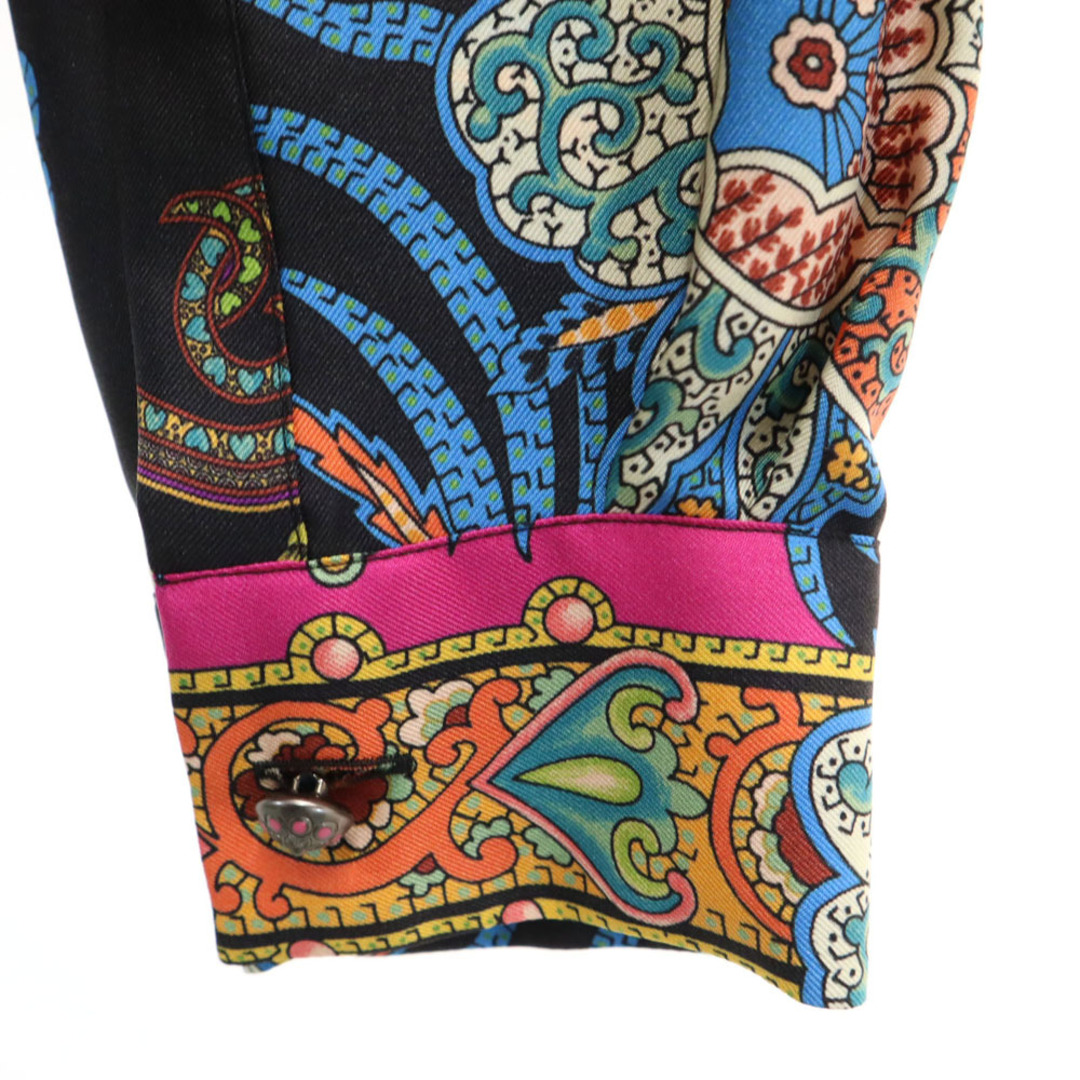 ETRO - 未使用 エトロ イタリア製 シルク 総柄 長袖 シャツ 42