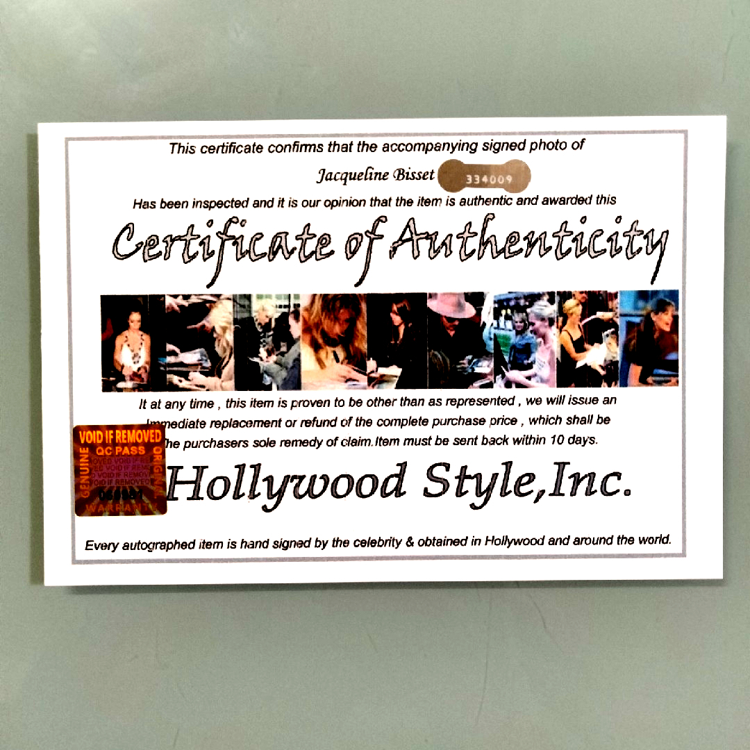 ジャクリーン・ビセット直筆サイン入り写真‥ベストフレンズの通販 by