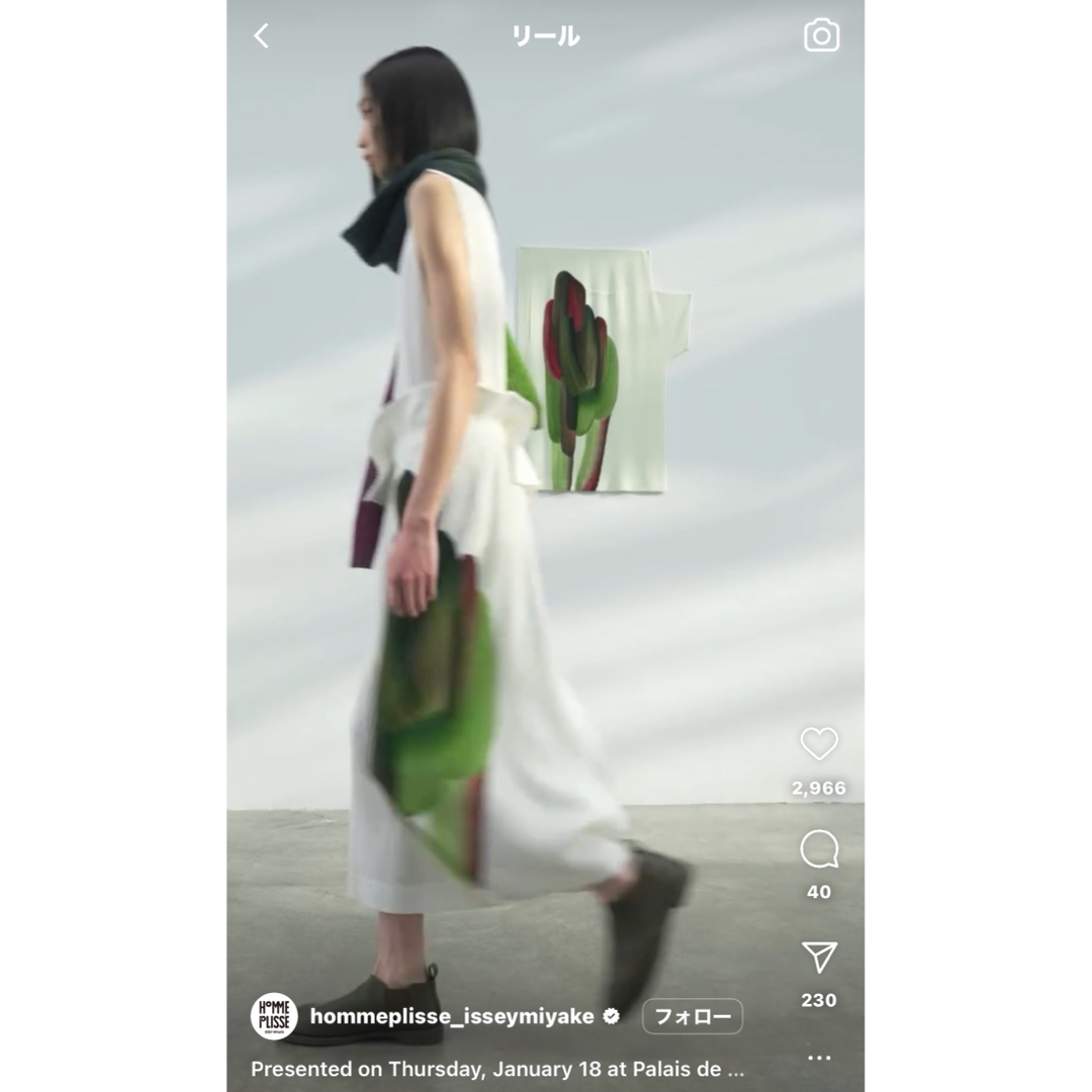 ISSEY MIYAKE - 美品 HOMME PLISSE ロナンブルレック コラボ プリーツ