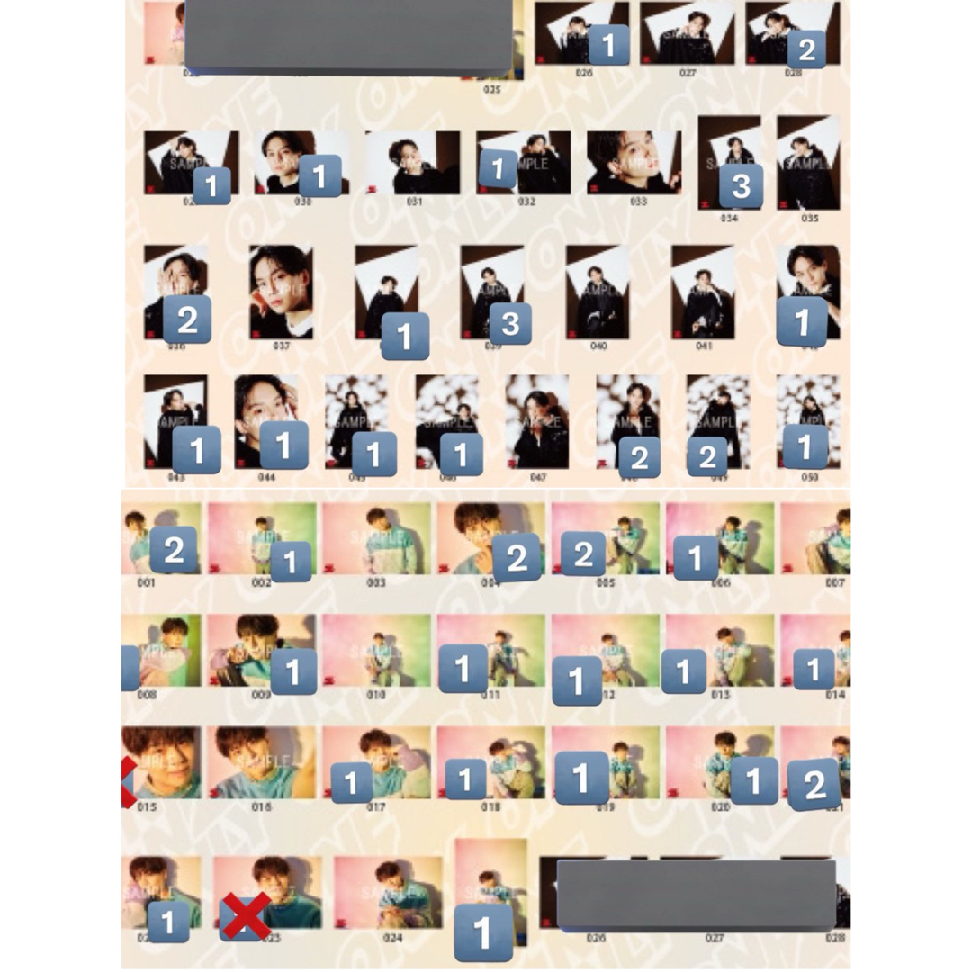 バラ売り可 ONE N' ONLY REI 沢村玲 27th 生誕グッズ 生写真の通販 by