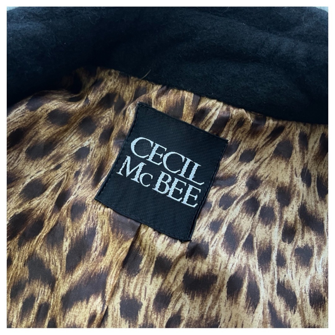 CECIL McBEE - y2k 平成ギャル CECIL McBEE ヒョウ柄 ピーコート