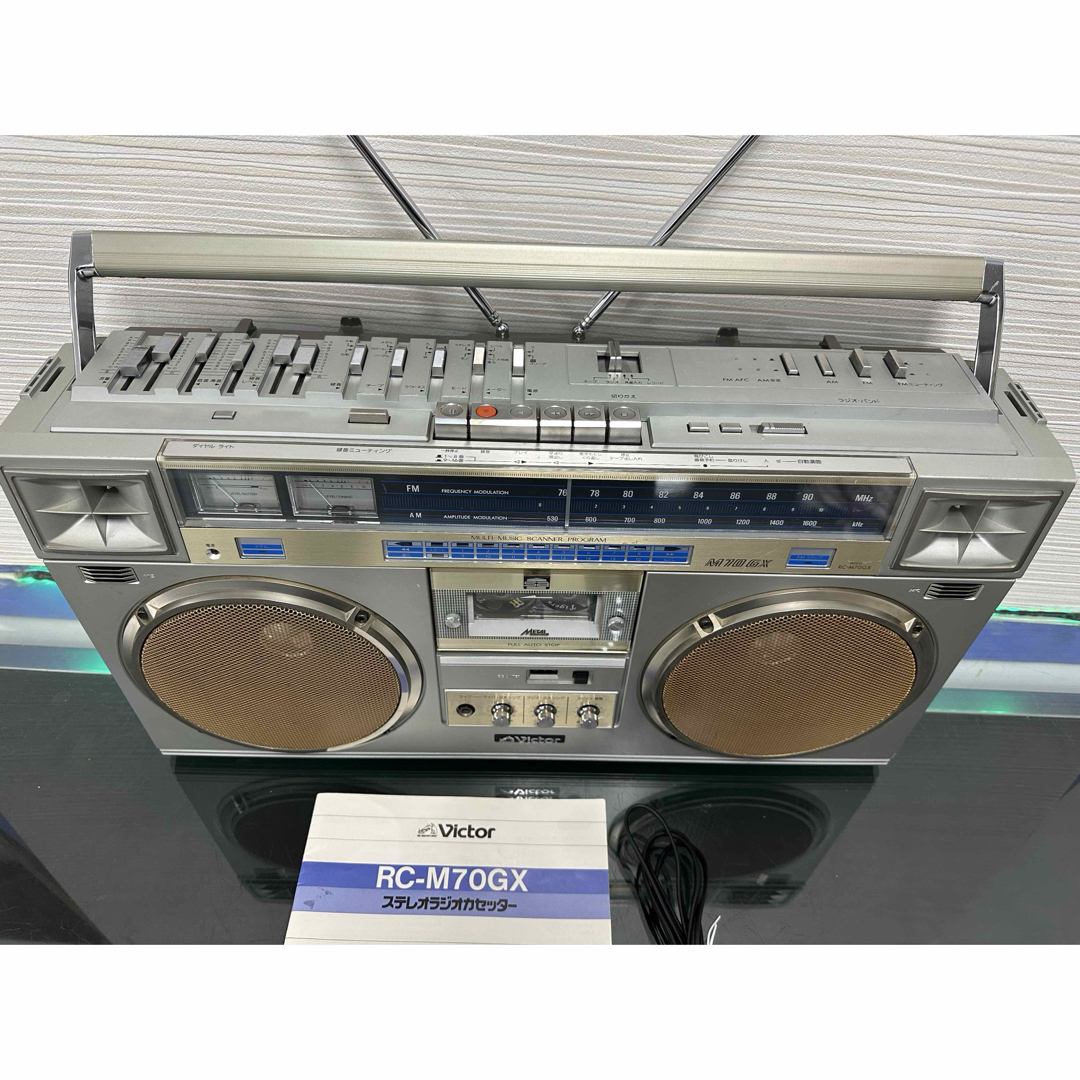 Victor - 希少美品！ビクター Victor ラジカセ RC-M70GX ゴールド 整備