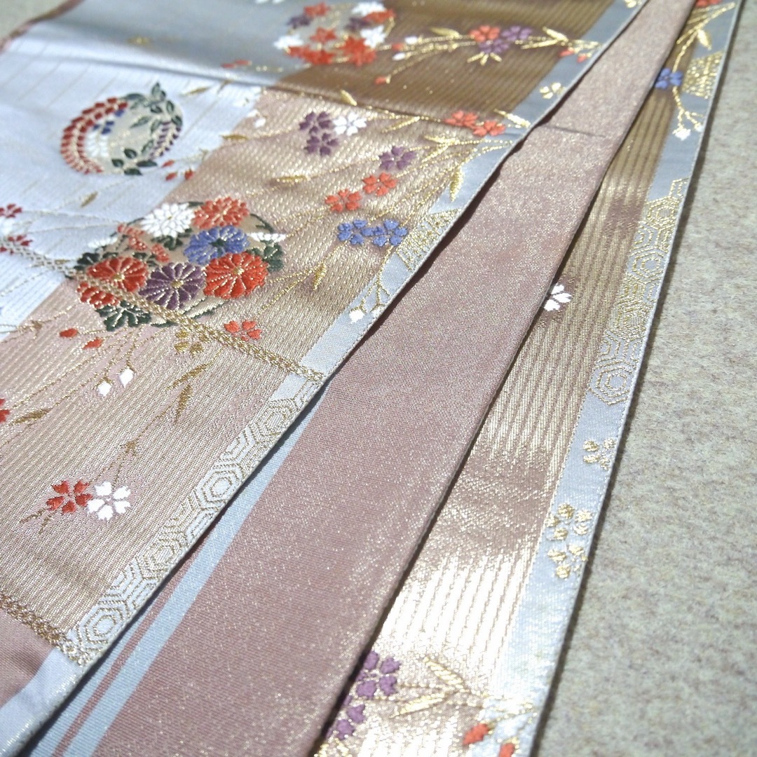 必見！早い者勝ち！！ 正絹 中古 西陣織 仕立て上がり袋帯 ☆776の通販