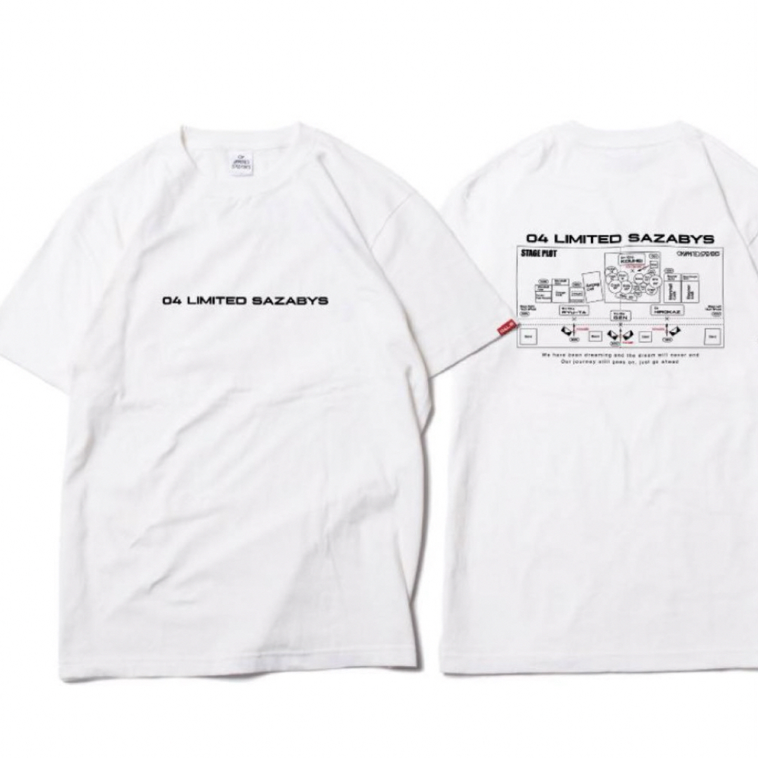 04 Limited Sazabys フォーリミ プロット Tシャツ 白 XLの通販 by