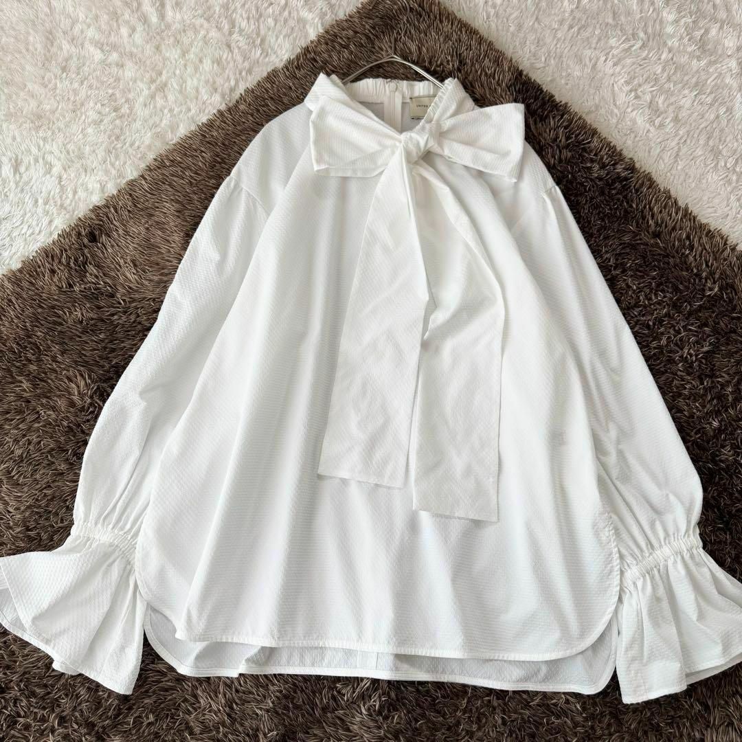 UNITED ARROWS - ユナイテッドアローズ ドット ドビー ブラウス