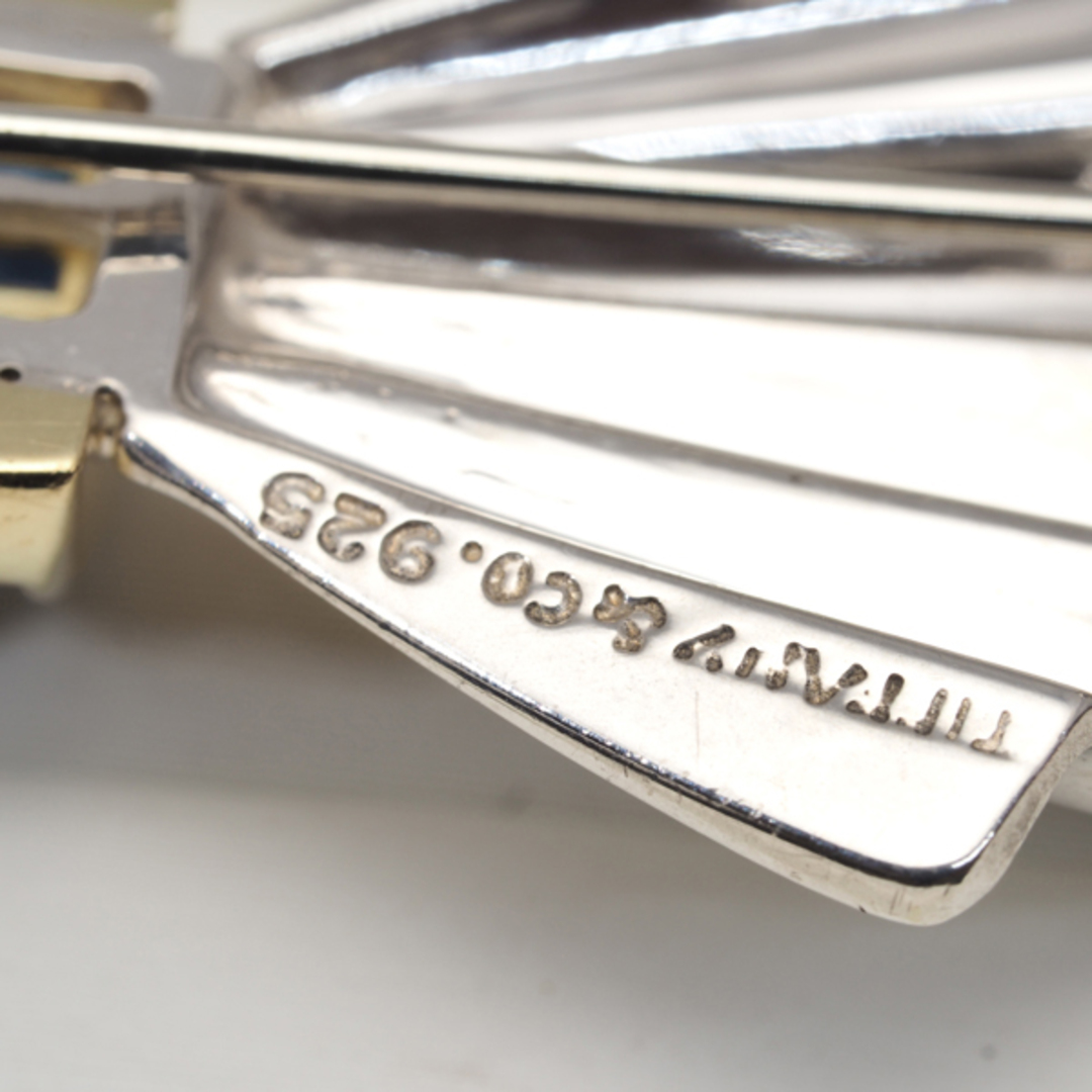 Tiffany & Co. - ティファニー ブローチ サファイア リボン