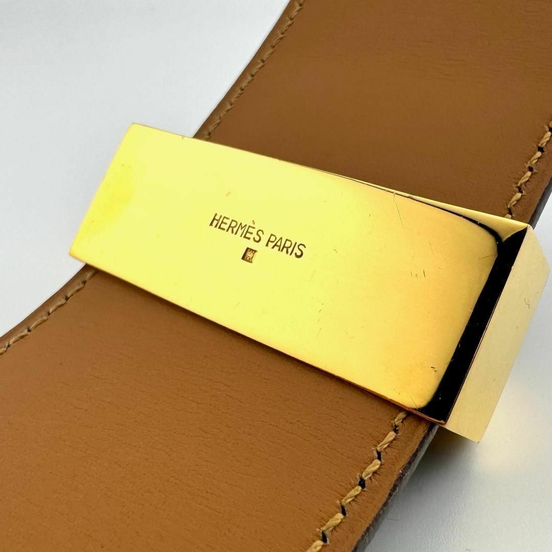 HERMES - エルメス コリエドシアン メドール ベルト ブラック