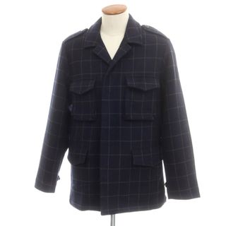 BOGLIOLI - 【中古】ボリオリ BOGLIOLI ウール チェック ミリタリー