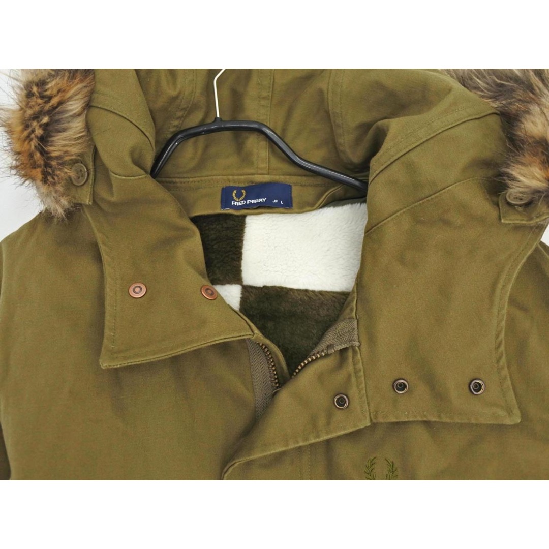 FRED PERRY - FRED PERRY フレッドペリー フェイクファー 2WAY ボア
