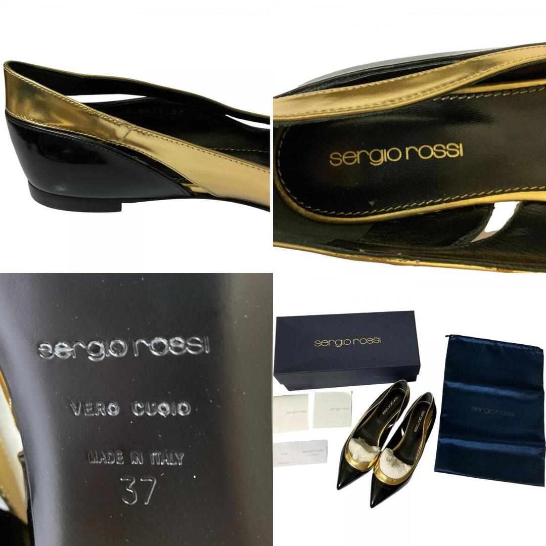 Sergio Rossi - 新品同様 Sergio Rossi セルジオロッシ バイカラー