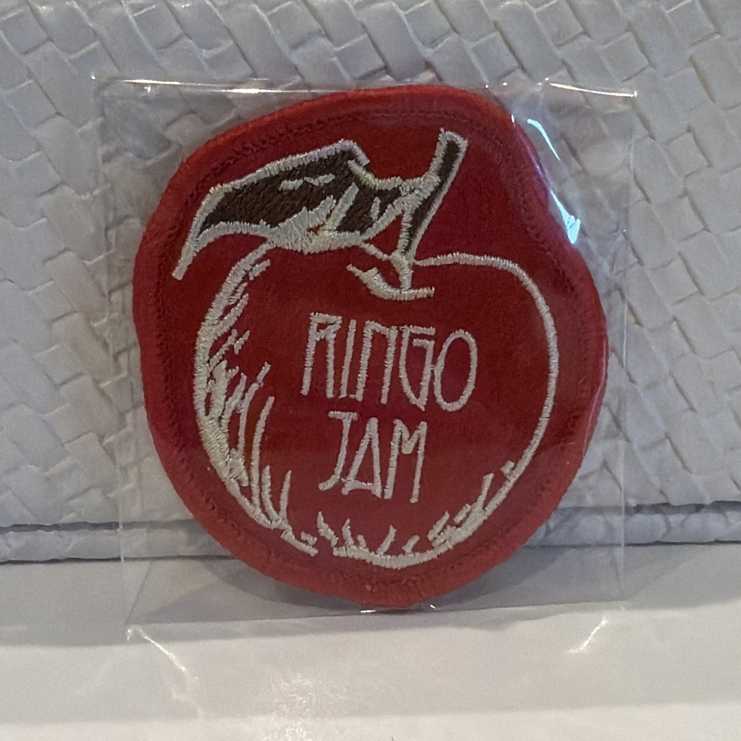 即日発送】ミセス JAMS くじ スカーフリング、ワッペン赤 スピード