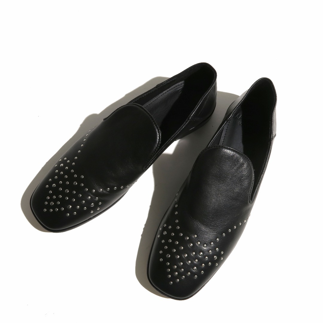 24cm MARITAN VERONA スクエアートゥー スタッズ ローファー