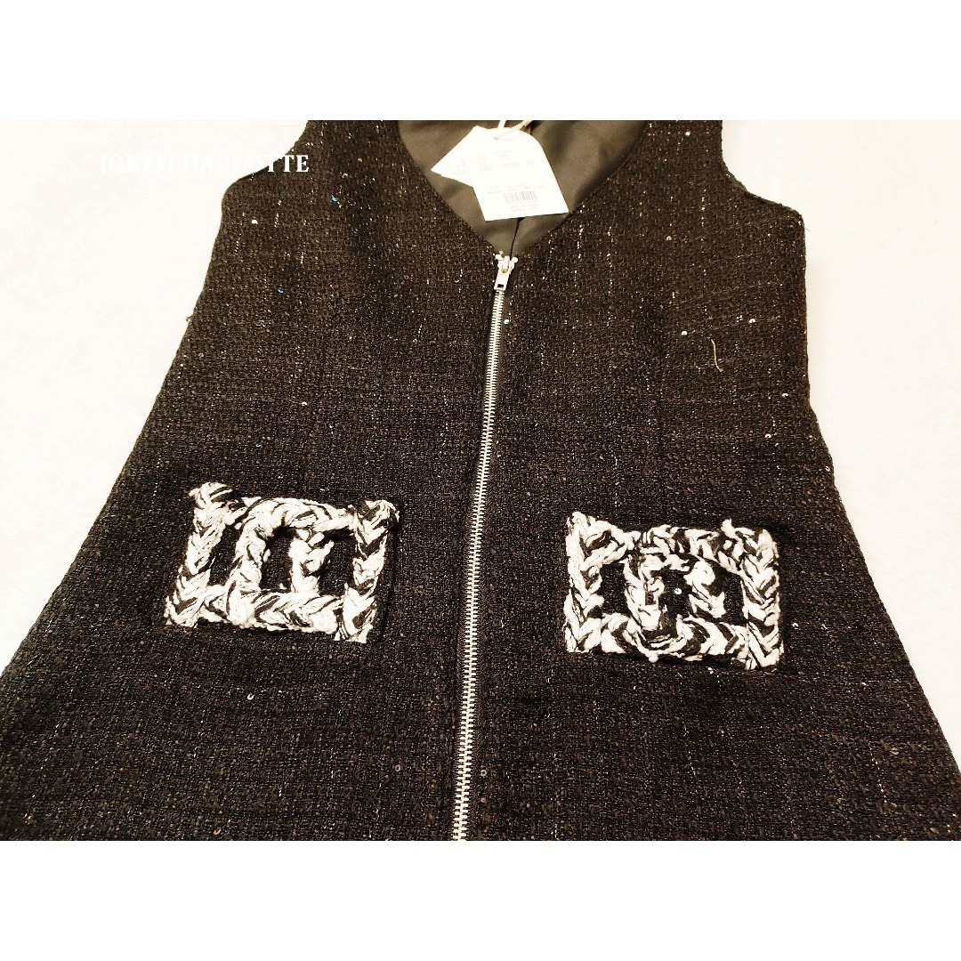 Darich - ダーリッチ darich フロントファスナーツイードミニ