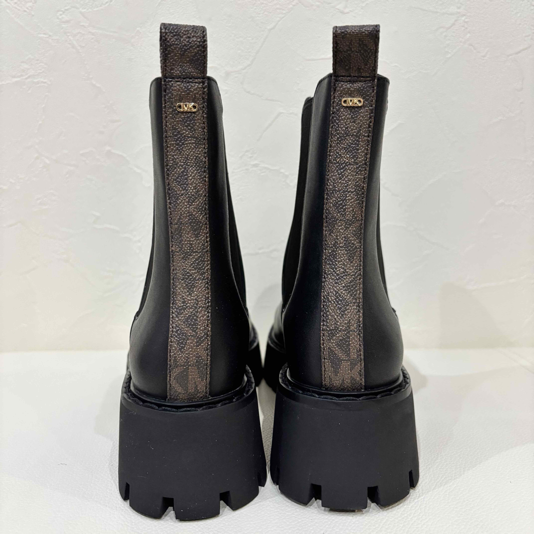 新品【MICHAEL KORS】マイケルコース レザー アンクルブーツ 23cmの