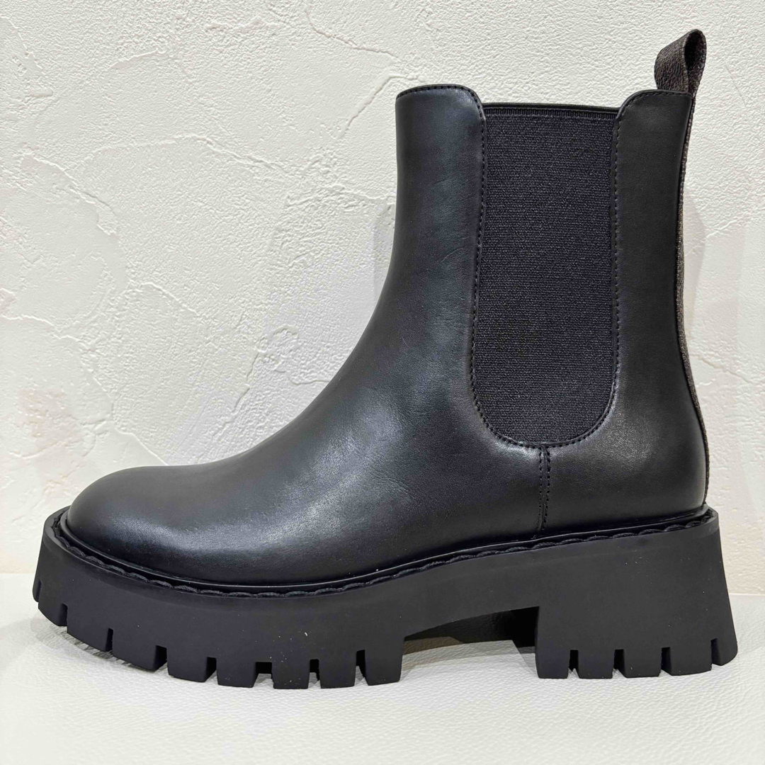 新品【MICHAEL KORS】マイケルコース レザー アンクルブーツ 23cmの