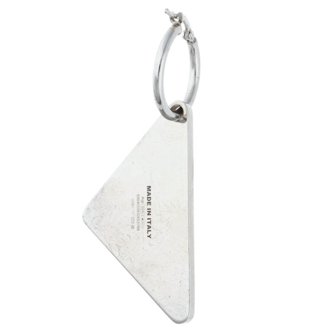 PRADA - プラダ トライアングルロゴプレートピアス メンズの通販 by