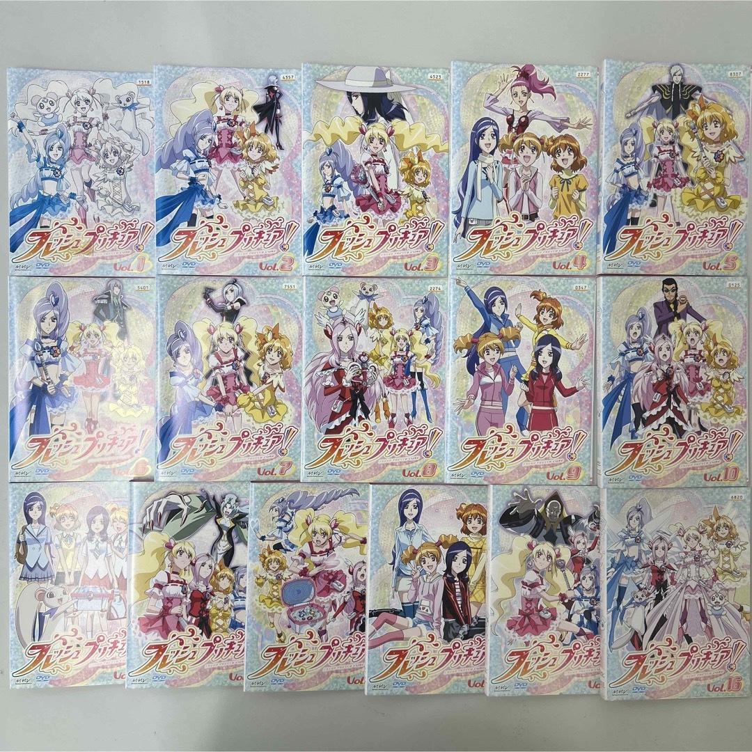 フレッシュプリキュア！ DVD 全16巻 全巻セット レンタル落ちの通販 by