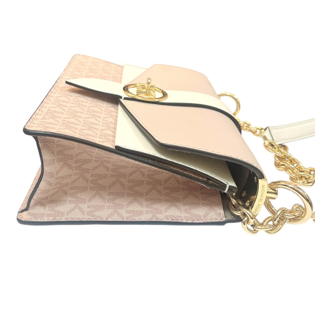 MICHAEL KORS - 【ほぼ未使用】MICHALE KORS カラーブロック クロス