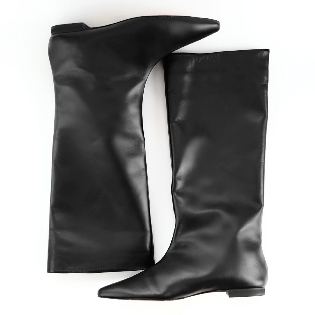 未使用 ディアーナ × 金子綾 レザー ロングブーツ ドレステリア 本革