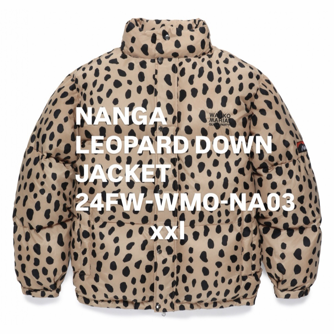 WACKO MARIA - WACKOMARIA NANGA LEOPARD DOWNJACKET 木村拓哉の通販