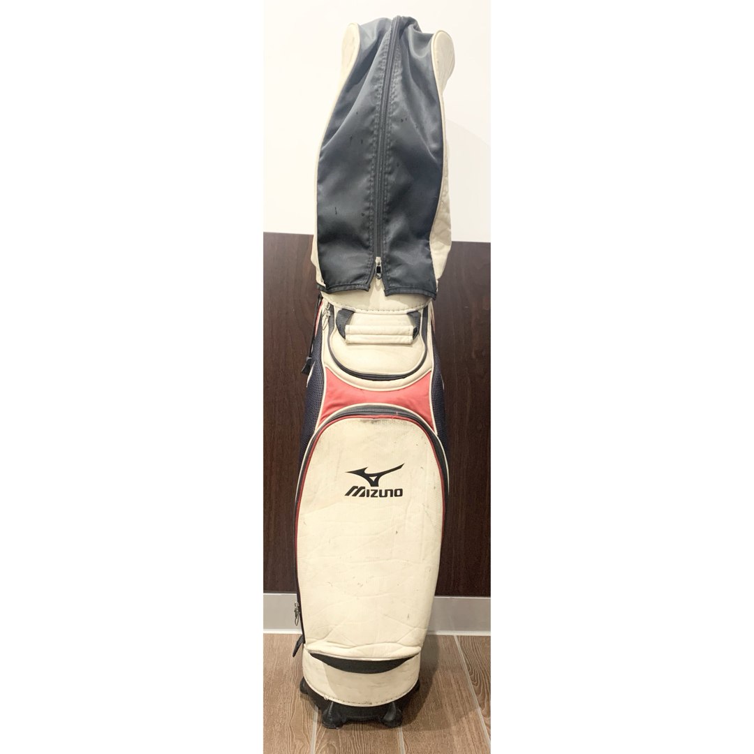 MIZUNO - ミズノ キャディバッグ ゴルフバック レザー調 カバン
