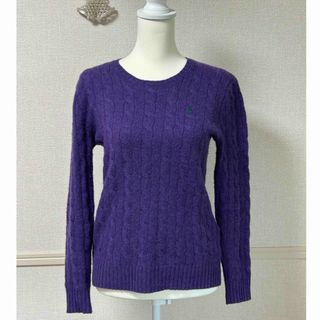 POLO RALPH LAUREN（ニット/セーター ・ パープル/紫色系）のフリマ