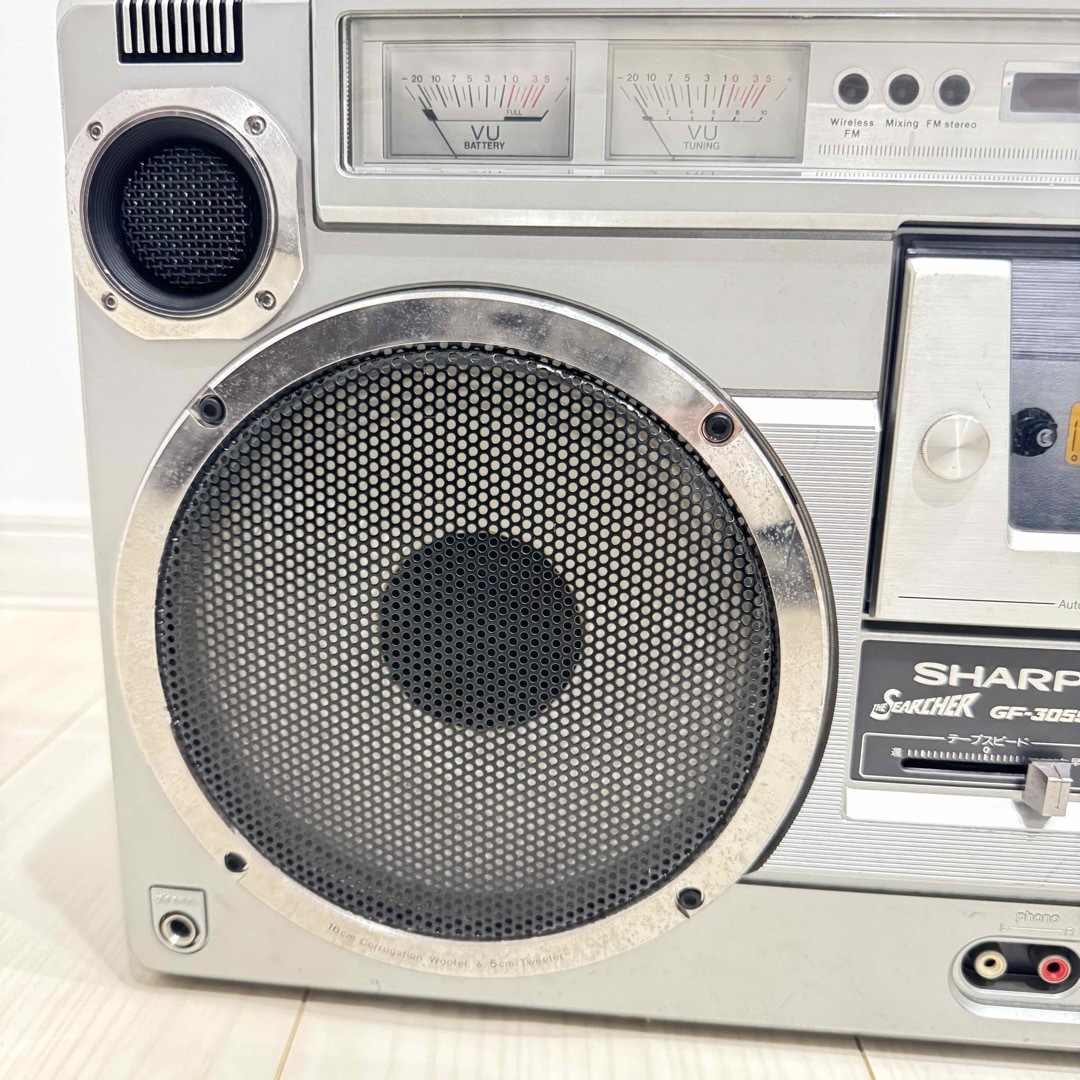 希少】 SHARP シャープ GF-305ST ラジカセ 動作確認済み 希少】 SHARP