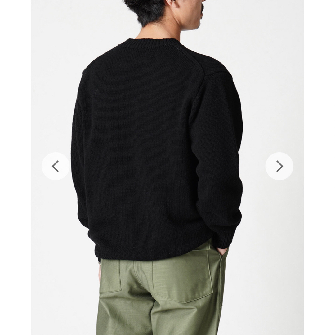 美品】YONETOMI 24AW ソフトラムウール ニット プルオーバー 黒の通販