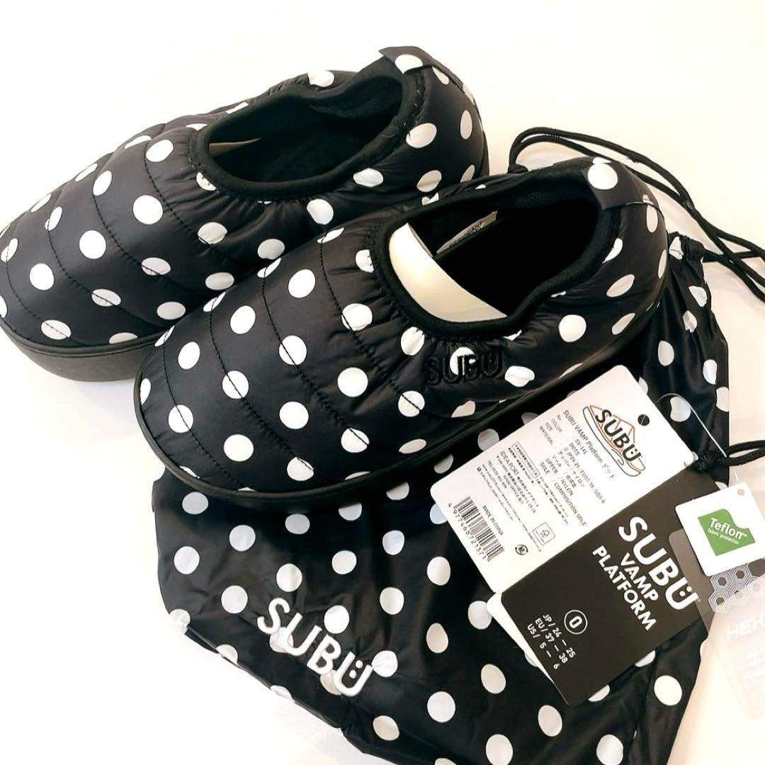 SUBU - SUBU スブ IVE レイ 厚底 DOT ドット 水玉 24〜25 完売サイズの