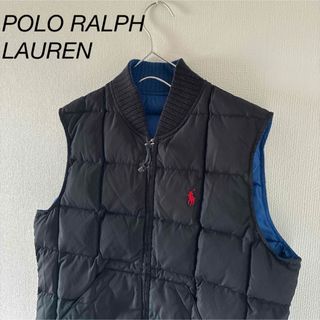 POLO RALPH LAUREN（ダウンベスト ・ ブルー・ネイビー/青色系）の