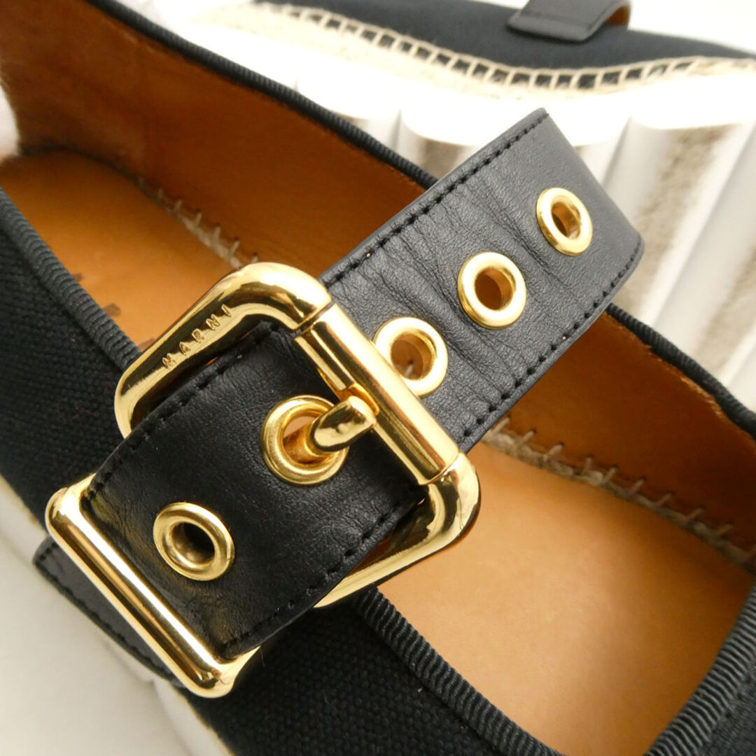 MARNI - MARNI マルニ エスパドリーユ メリージェーンシューズ 37 24cm