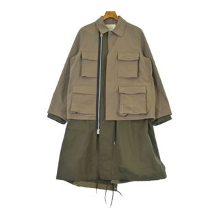 sacai - sacai サカイ 18AW ウールメルトンドッキングコート 18-01818M