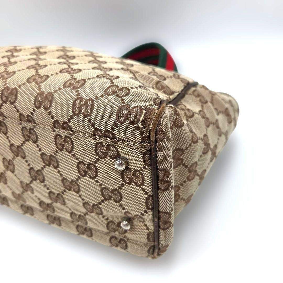 GUCCI - GUCCI シェリーライン GGキャンバス ホースビット