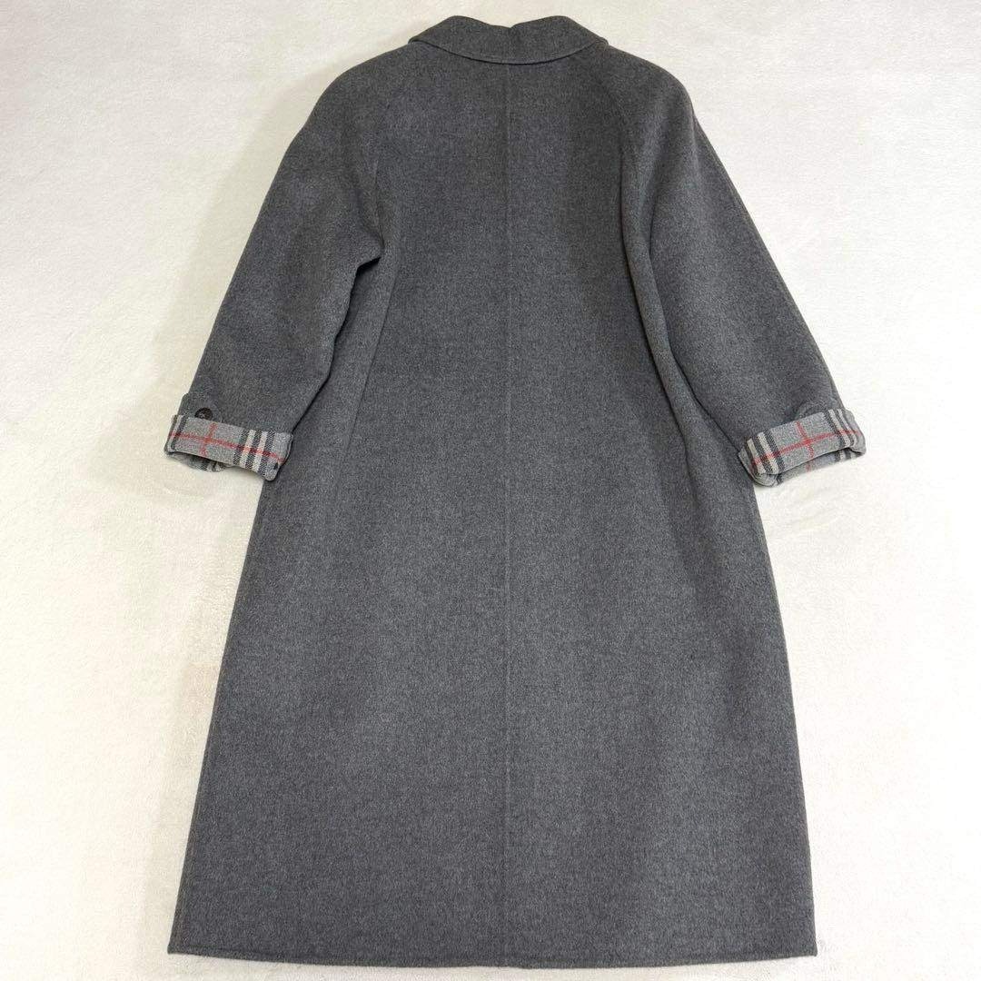 BURBERRY - Burberrys ピーコート カシミア混 ビンテージ グレー 9号の